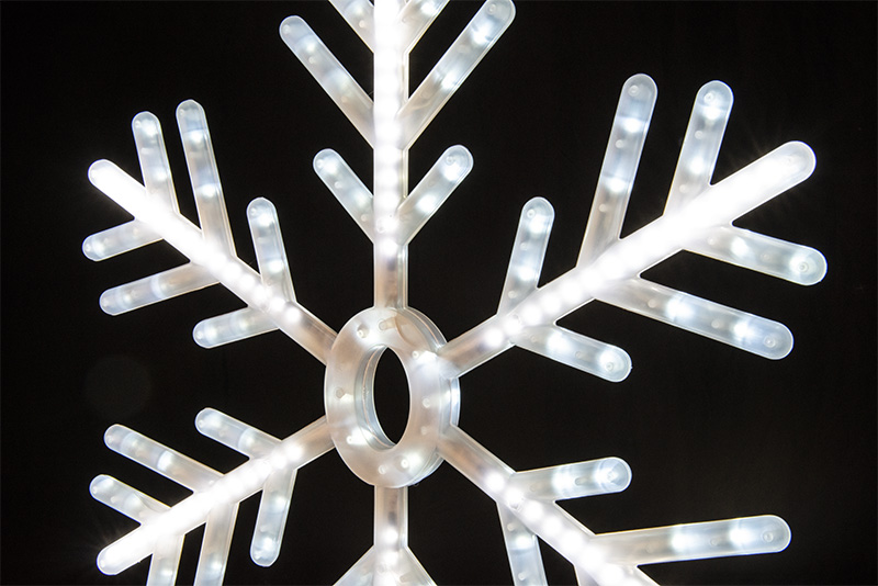 Snowfall Vločka oboustranná 230V na vnitřní použití