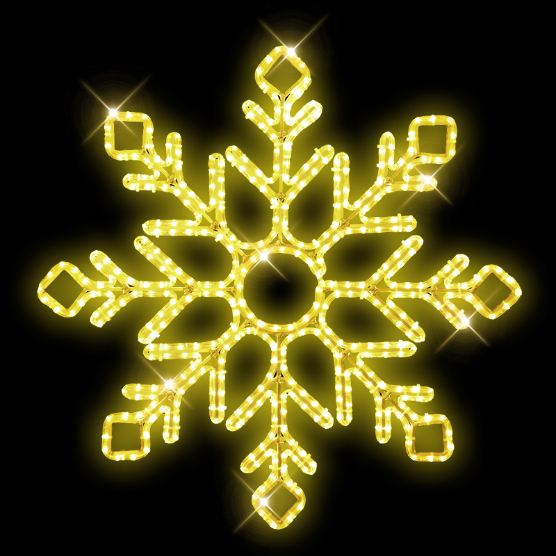 Vločka dekorace LED 8692 - 95 x 90 cm