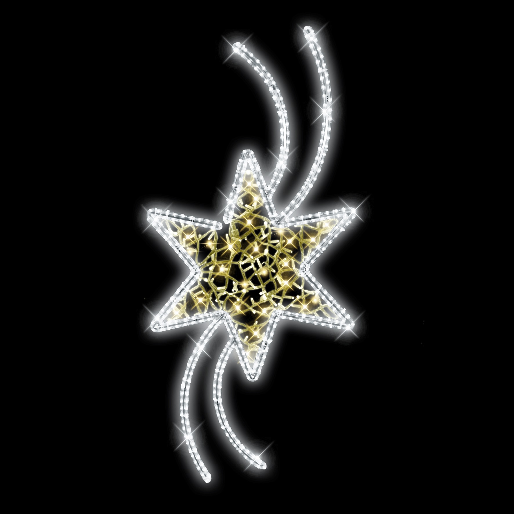 Hvězda dekorace LED 1462 - 197 x 76 cm