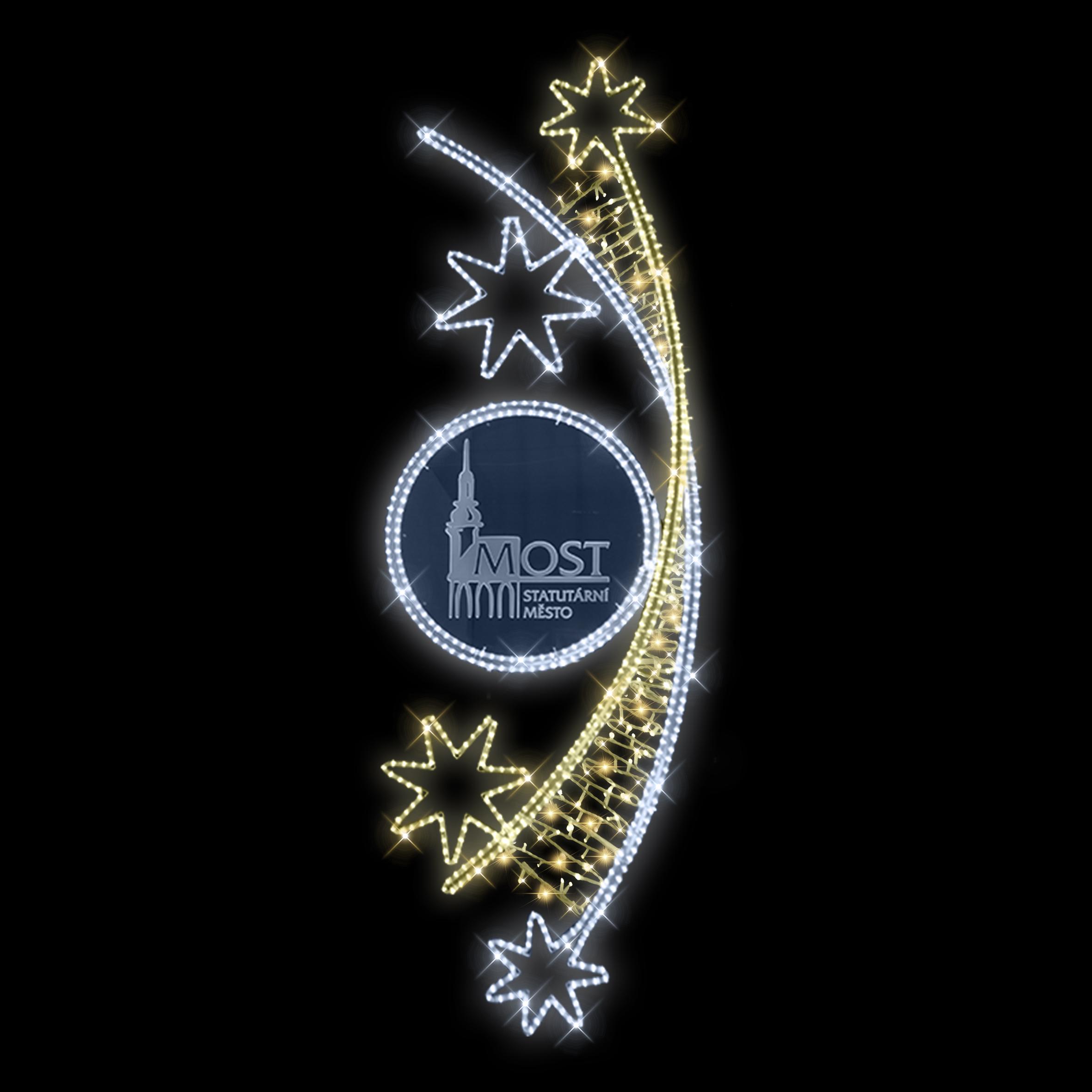 LED dekorace s gravírovanou vsadkou LED 1321 - 272 x 90 cm