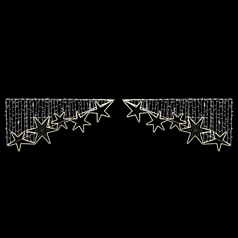 Dekorace do převěsu Hvězdné nebe LED 1311 • 1311 - 110 x 561 cm