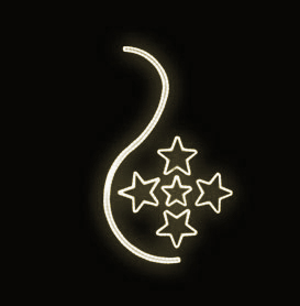 Světelný Dekor LED 7521 - 102x170cm