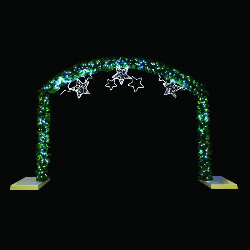 Brána girlandová 3D - N26/20 - 310 x 400 cm