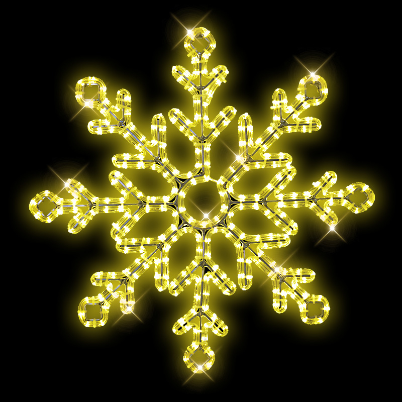 Vločka malá dekorace LED 8693 - 72 x 68 cm