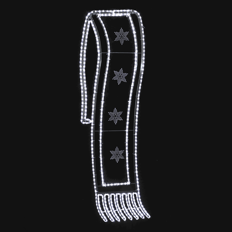 LED dekor šála - N37/19 - 163 x 50 cm