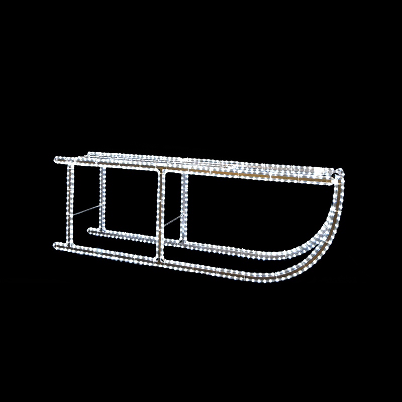 LED 3D sáně - 53 x 153 cm N22/19