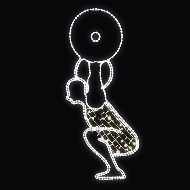 LED dekor vzpěrač N13/20 - 185 x 78 cm