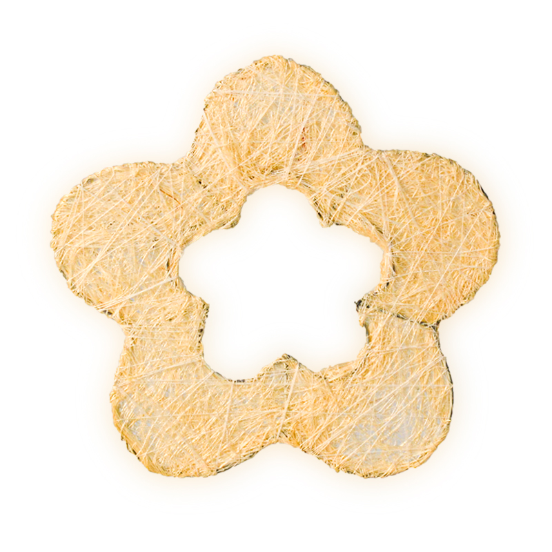 Sisalová kytka B54912 - 15 cm