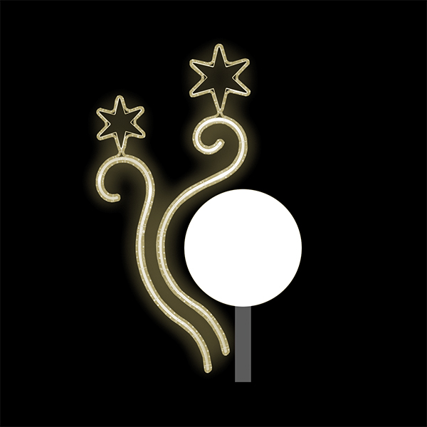 Světelný Dekor LED 8331 - 156x73cm