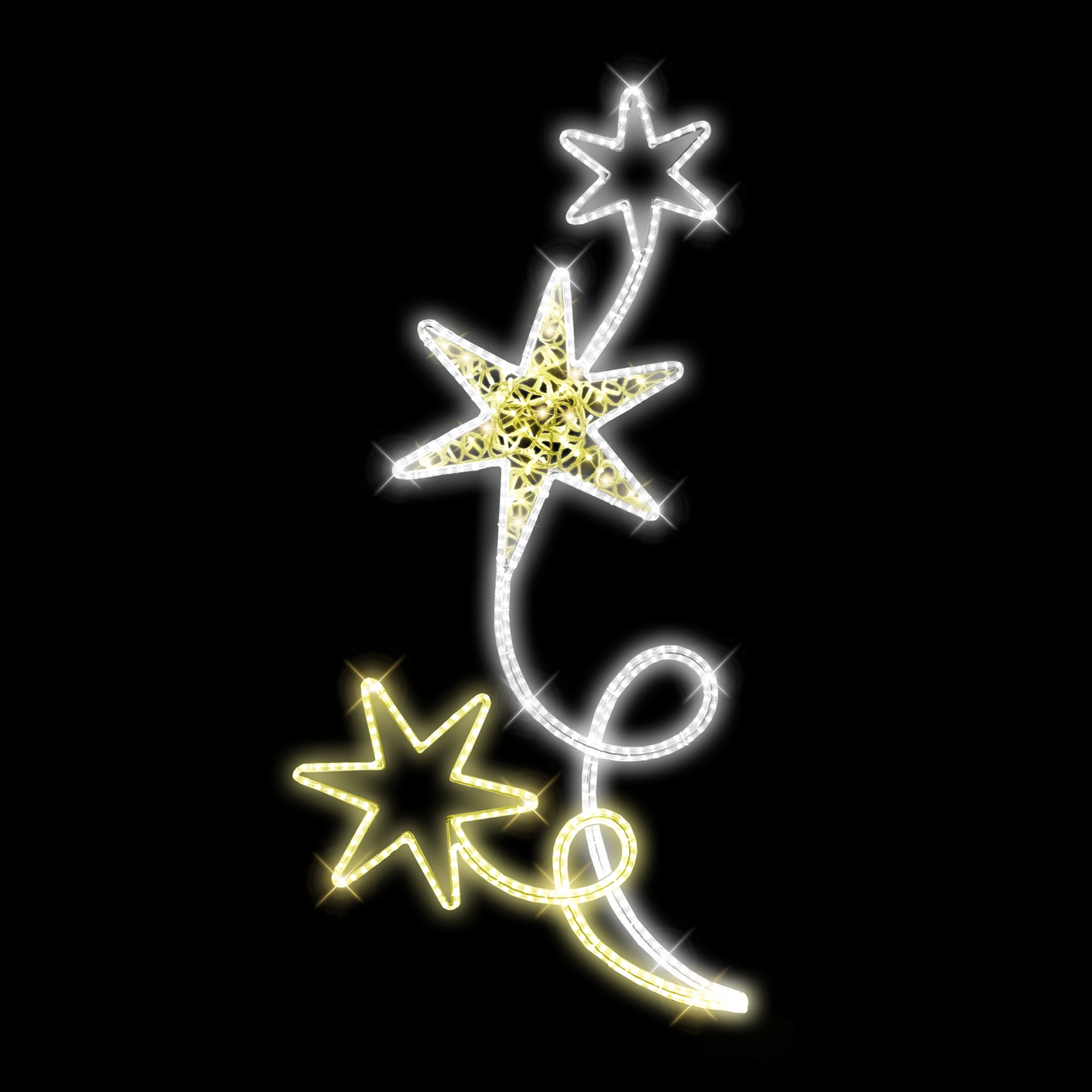 Světelný dekor LED s výpletem 1541 - 200 x 98 cm