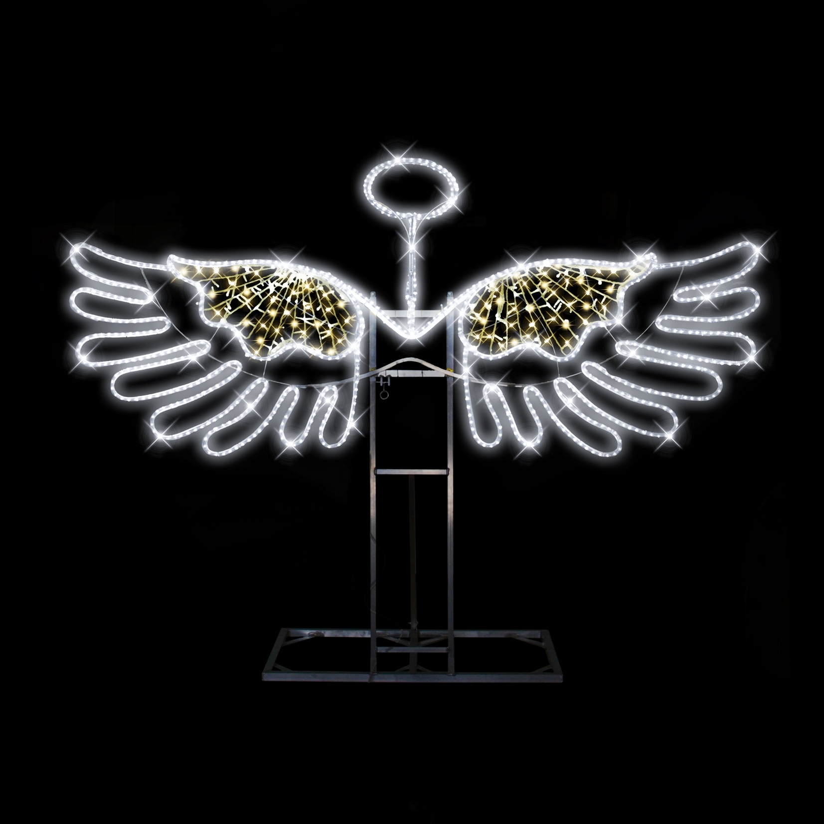 2D LED andělská křídla - N11/25 - 24 V - 200 x 258 cm