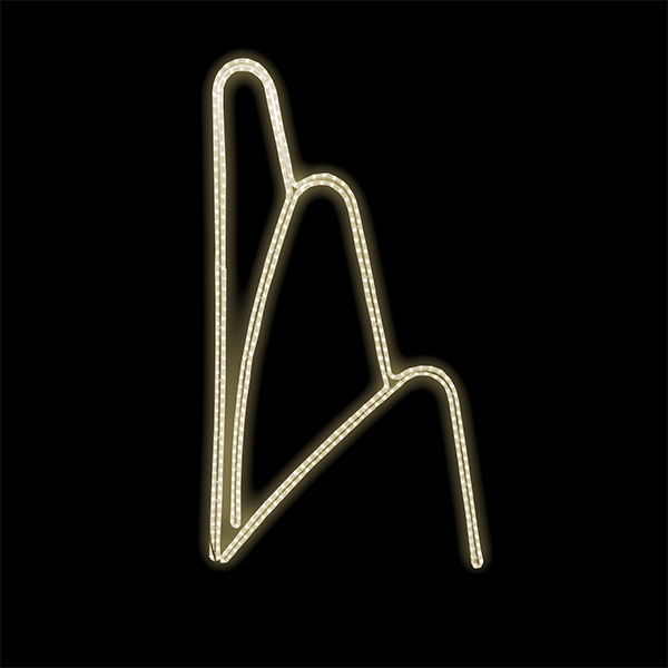 Světelný Dekor LED 8901 A - 153x86cm