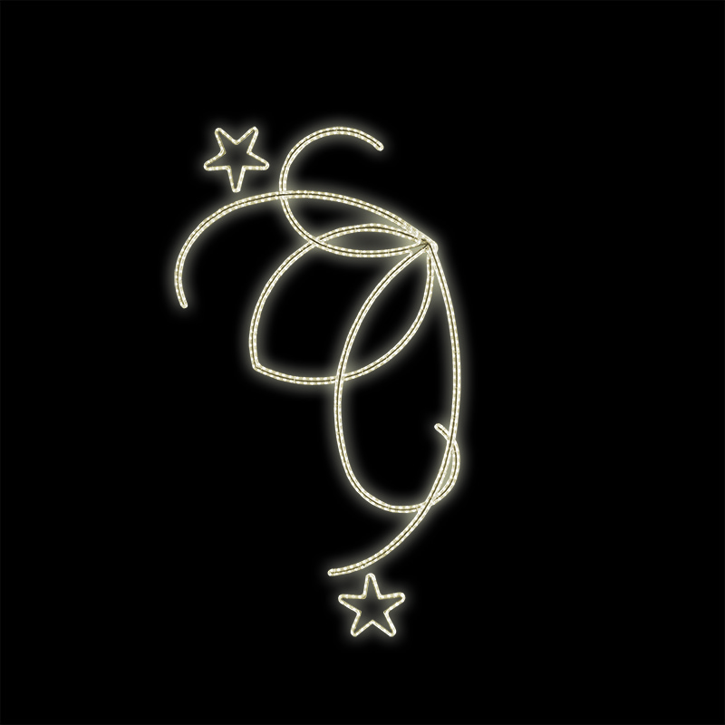 Světelný Dekor Poupě střední LED 9002 - 182 x 88 cm