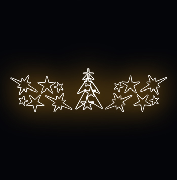 Světelný dekor LED 4281 - 450x120cm