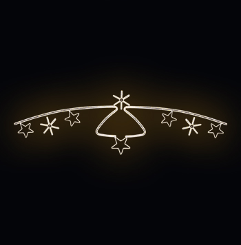 Světelný dekor LED 4311 - 420x120cm