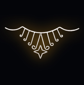 Světelný dekor LED 4321 - 320x140cm