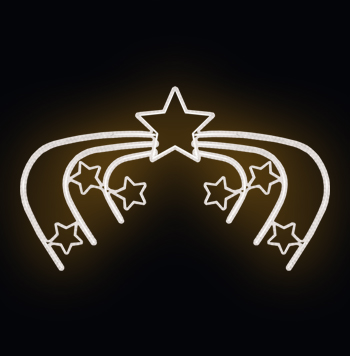 Světelný dekor LED 4352 - 220x130cm