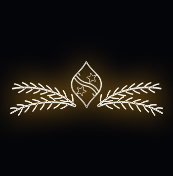 Světelný dekor LED 4451 - 360x130cm