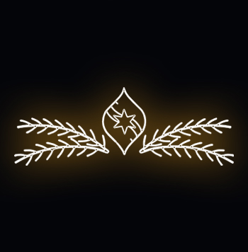 Světelný dekor LED 4461 - 360x130cm