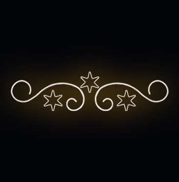 Světelný dekor LED 4541 - 360x100cm