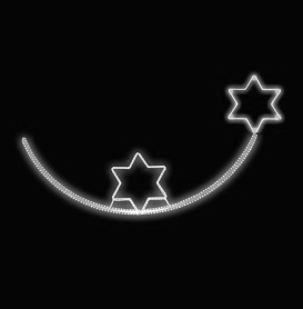 Světelný dekor LED 5291 - 80x240cm