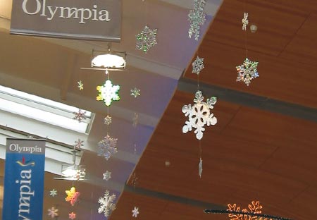 Holografická Vločka 1105 - 12cm