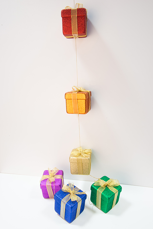 Dárky spojené multi 10x200 cm - třpytivé - 10606006-10