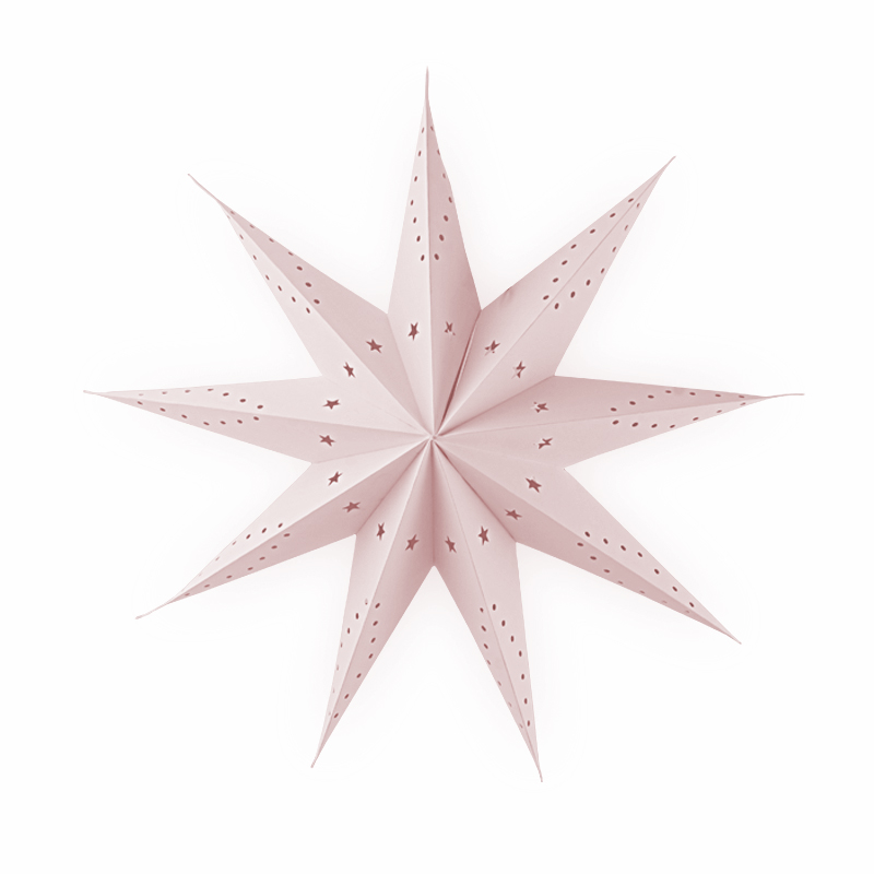 Papírová hvězda devíticípá 60 cm