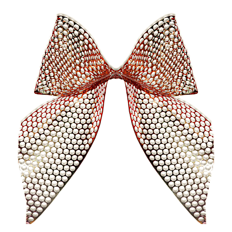 Mašle děrovaná 20 cm