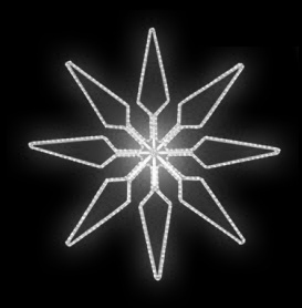 Světelný Dekor LED 5031 - 142x142cm