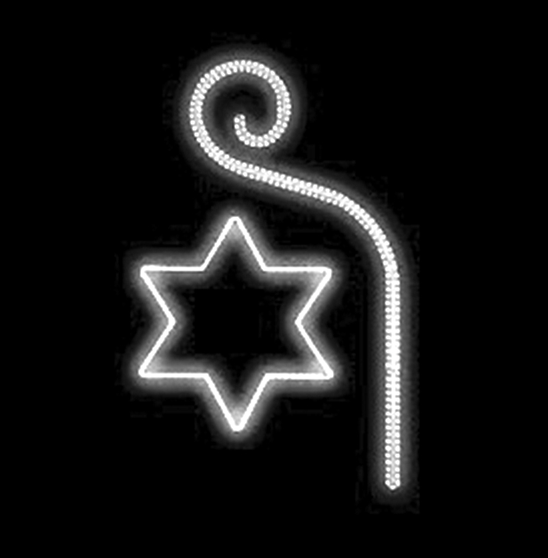 Světelný Dekor LED 5211 - 180x97cm