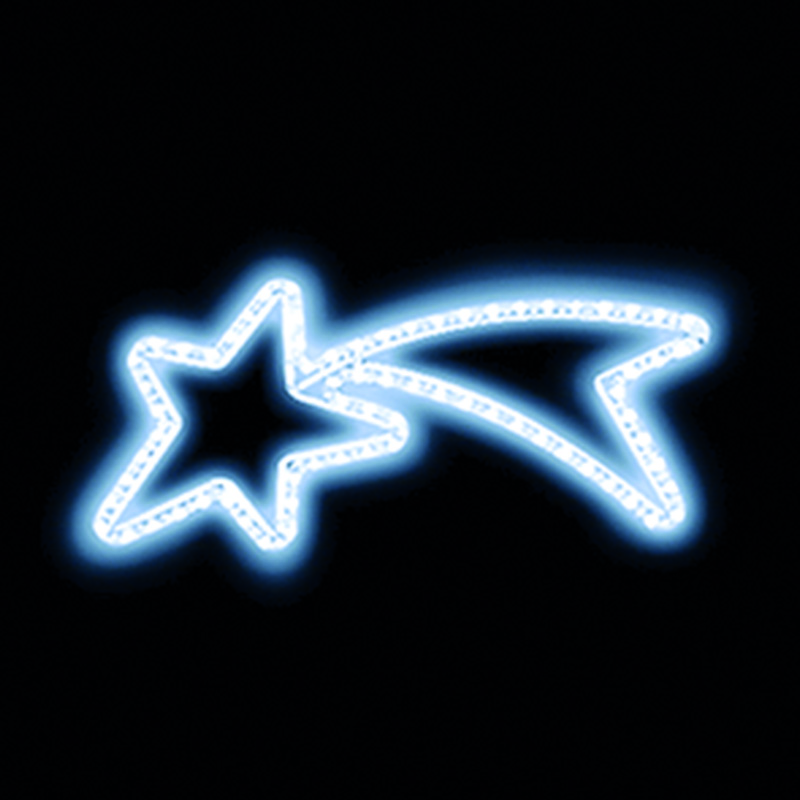 Světelná kometa LED 5633 - 27 x 63 cm