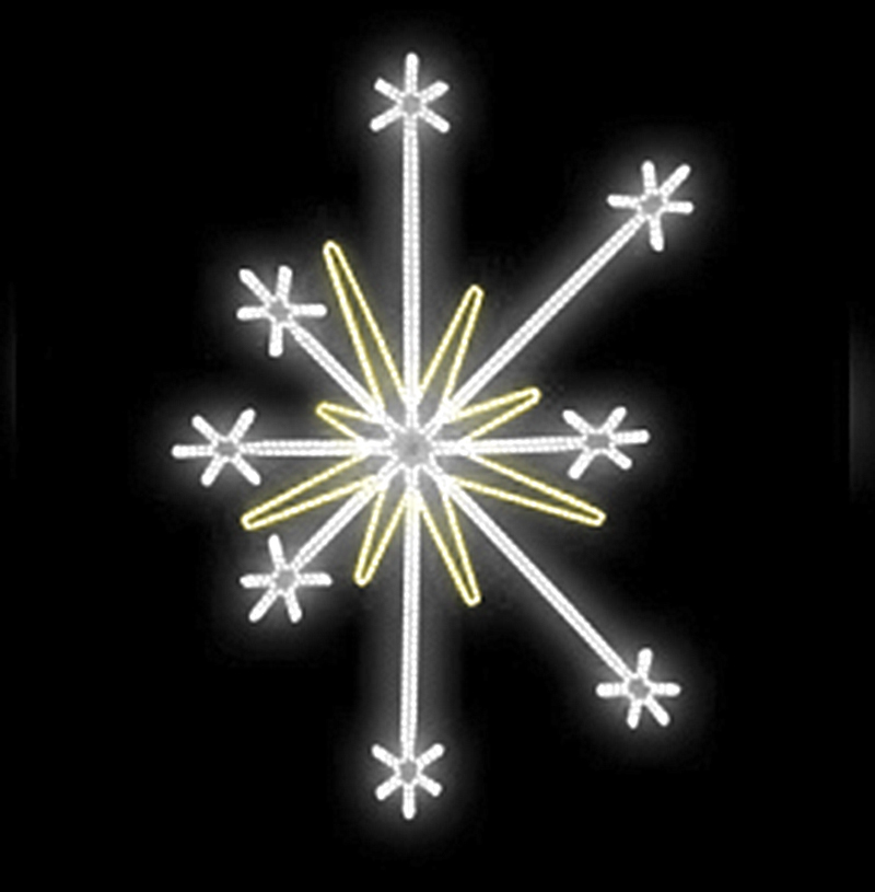 Světelný Dekor LED 5701 - 168x255cm