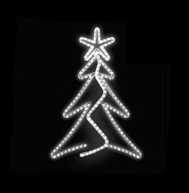 Světelný Dekor LED 5892 - 105x62cm