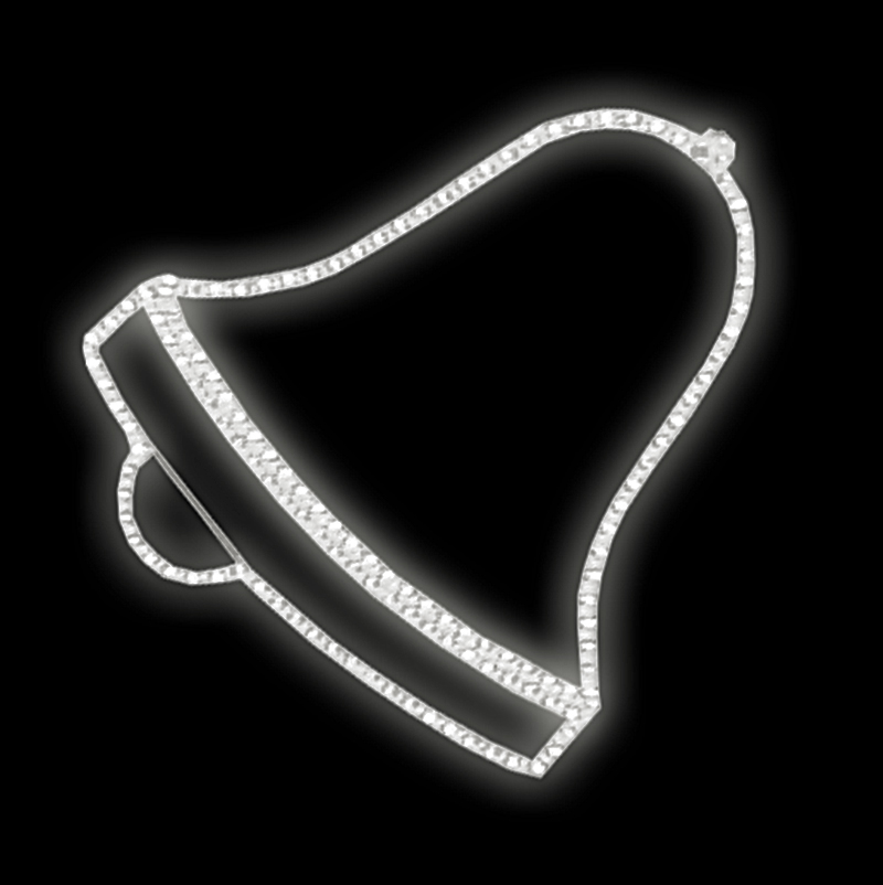 Světelný Dekor zvoneček LED 5902 - 80 x 75 cm
