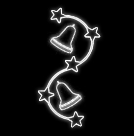 Světelný Dekor LED 5961 - 111x237cm