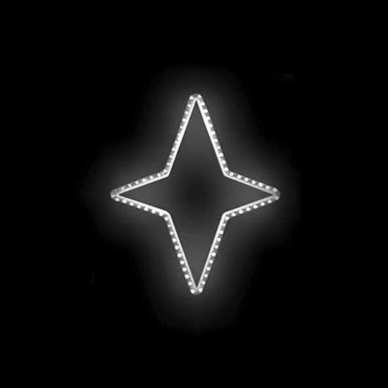 Světelný Dekor LED 6113 - 72x60cm