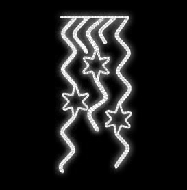 Světelný Dekor LED 6561 - 73x150cm