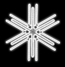 Světelný Dekor LED 6912 - 90x90cm