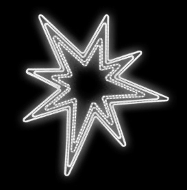 Světelný Dekor LED 7251 - 130x150cm