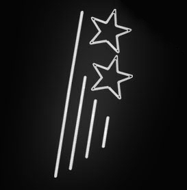 Světelný Dekor LED 7371 - 250x124cm