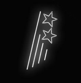 Světelný Dekor LED 7372 - 155x88cm