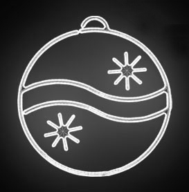 Světelný Dekor LED 7411 - 125x135cm