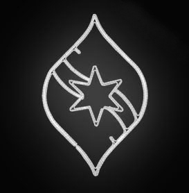 Světelný Dekor LED 7451 - 111x176cm