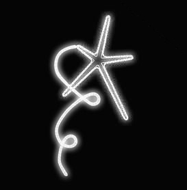 Světelný Dekor LED 7541 - 90x176cm