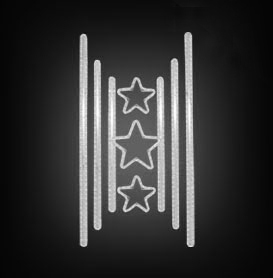 Světelný Dekor LED 7571 - 130x69cm