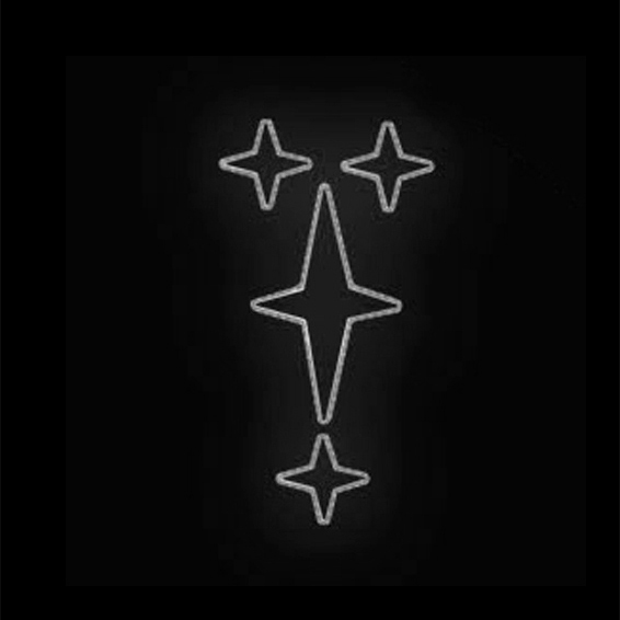 Světelný Dekor LED 7641 - 143x74cm