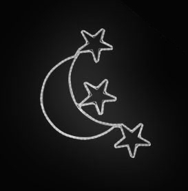 Světelný Dekor LED 7691 - 95x100cm