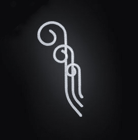 Světelný Dekor LED 7811 - 75x155cm