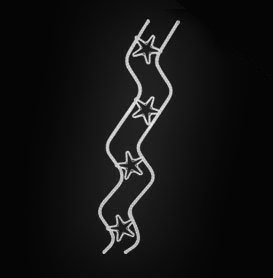 Světelný Dekor LED 7911 - 225x77cm